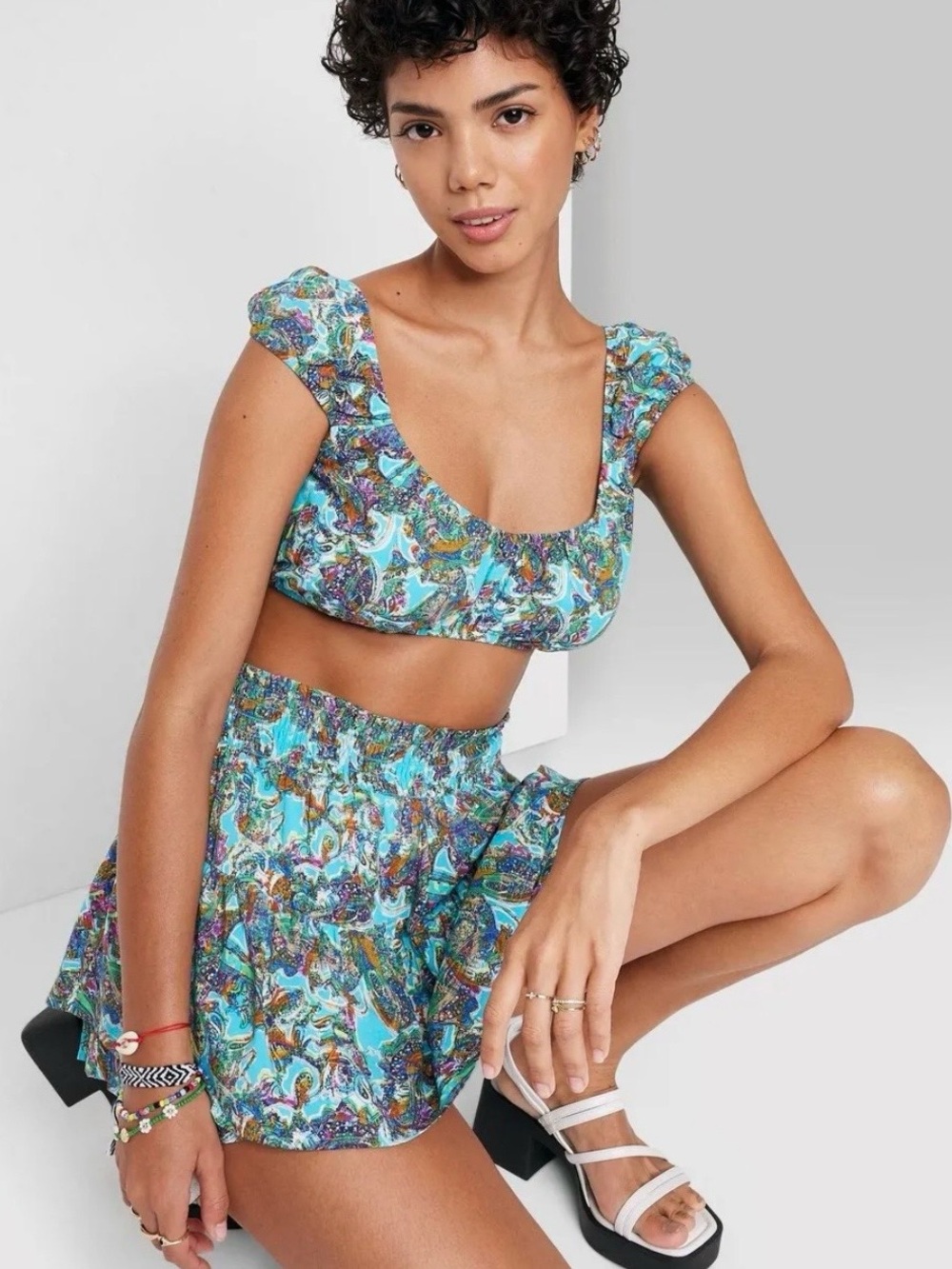 Wild fable for target painted paisley matching set
